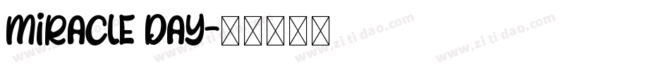 Miracle Day字体转换